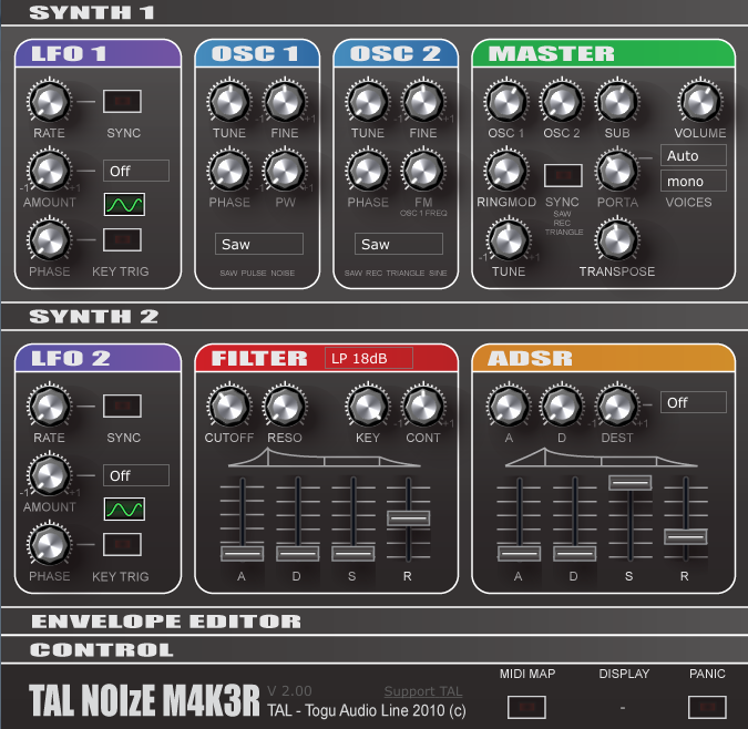 TAL-NoiseMaker .plugin vsti synthétiseur gratuit